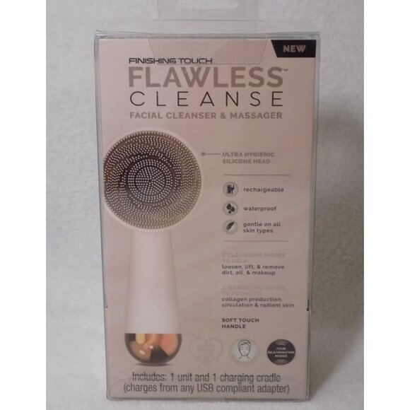 Finishing Touch Flawless Cleanse Silicone Facial Scrubber and Cleanser - Picture 3 of 3